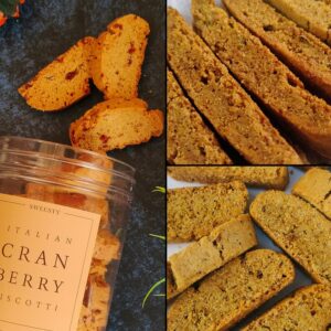 Fennel + Jeera + Cranberry Biscotti Combo {600g}