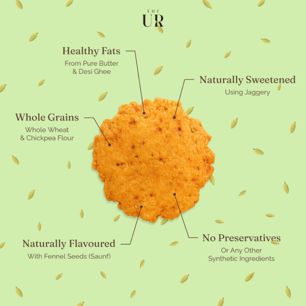 Fennel - Atta Jaggery Cookies - Image 2